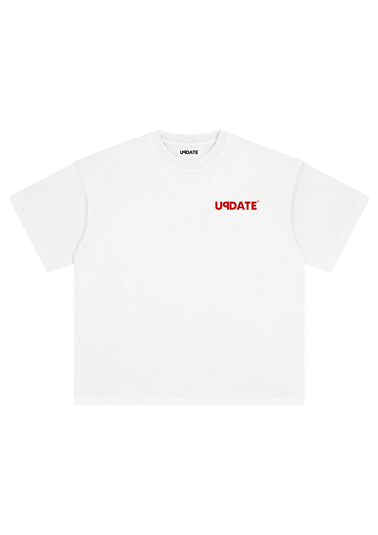 T-Shirt U Logo White/Red