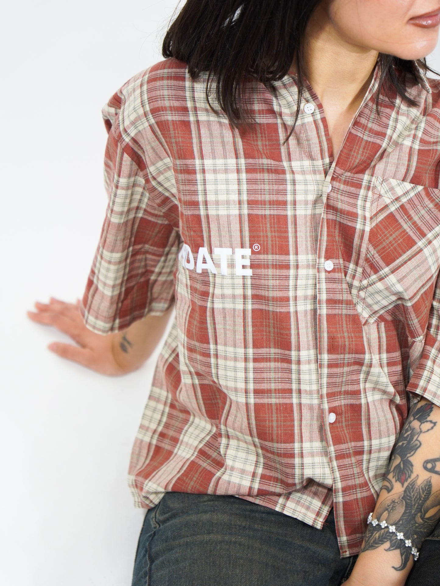 Camicia Scacchi Red/Beige