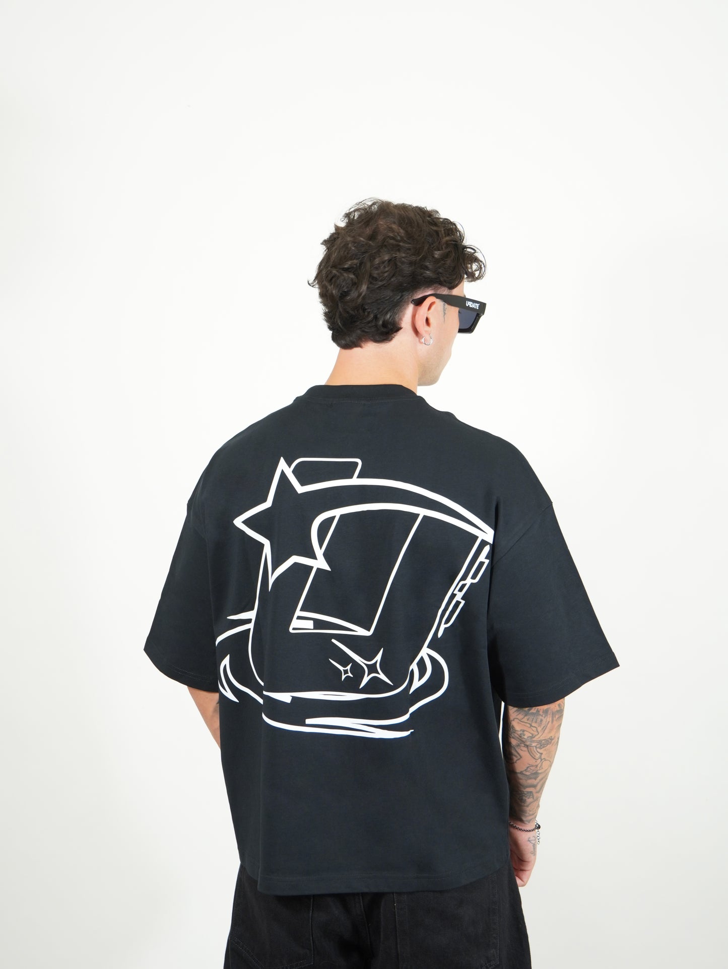 T-Shirt U Logo Black/White