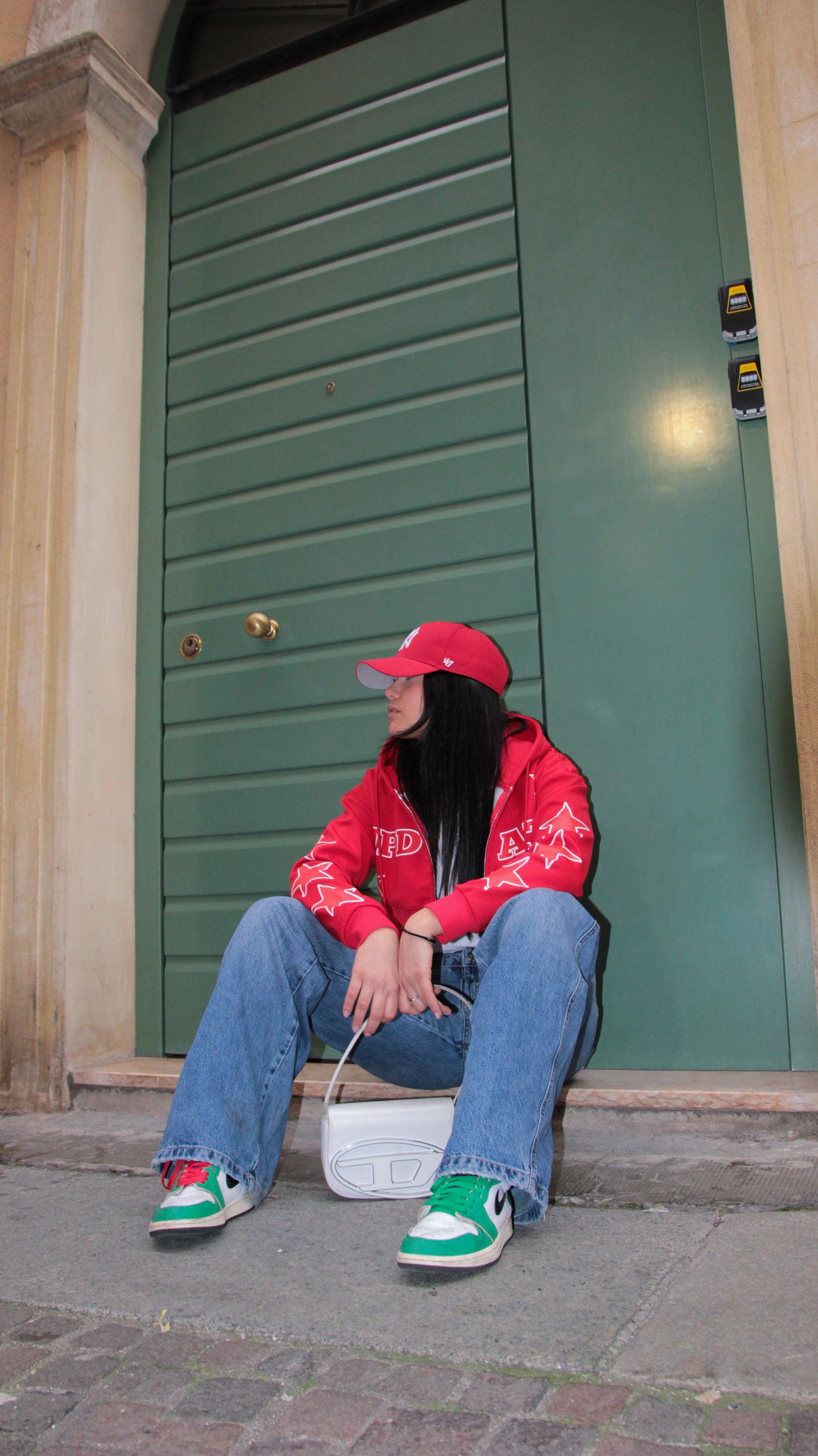 Hoodie Stars Red Girl