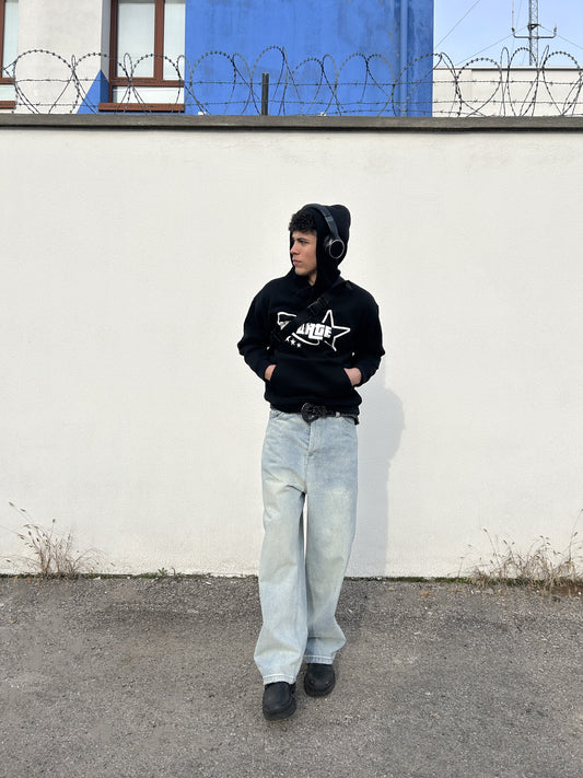 Hoodie Classic Star Black