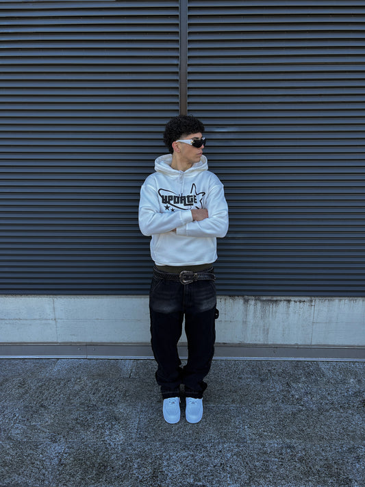 Hoodie Classic Star White
