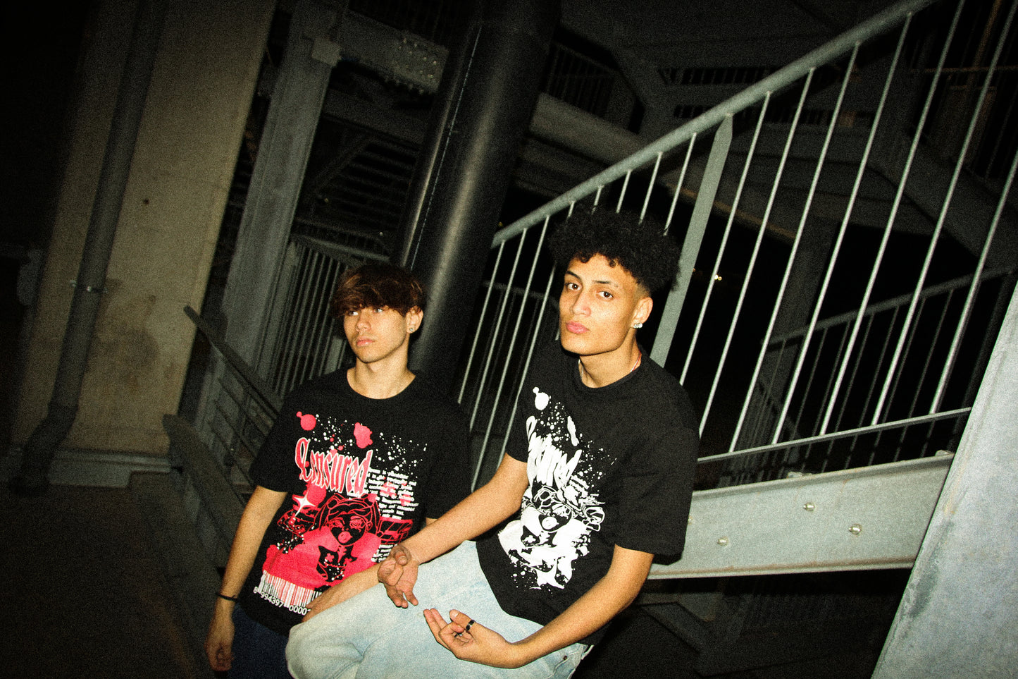 T-shirt Censured Black/Red