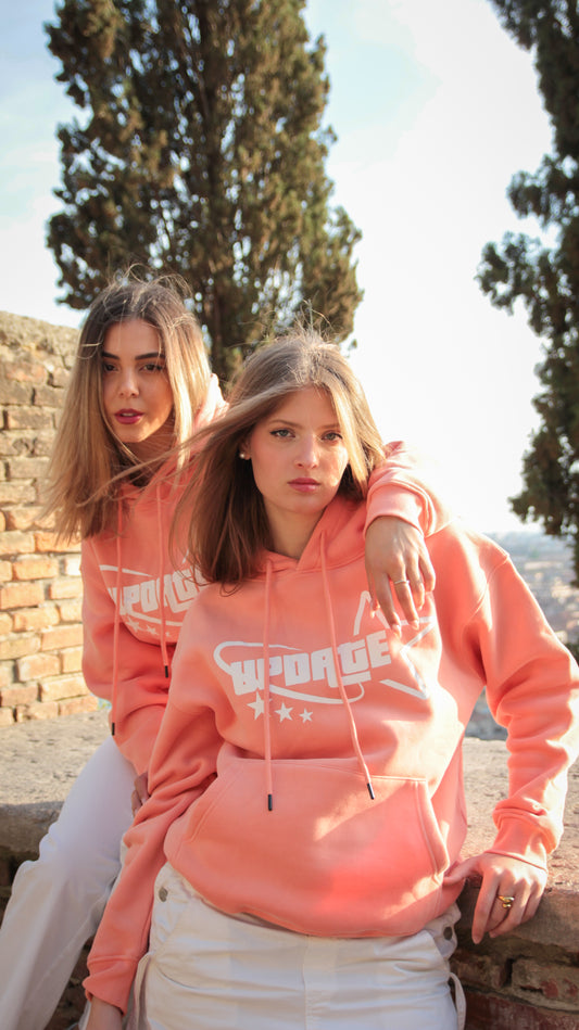Hoodie Classic Star Pink Salmon