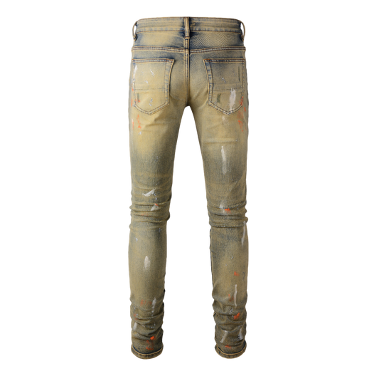 Denim Skinny Distressed Old