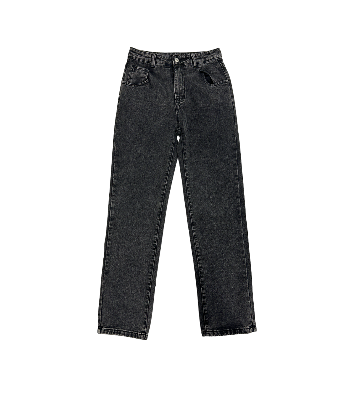 Denim Classic Black Heart Patch