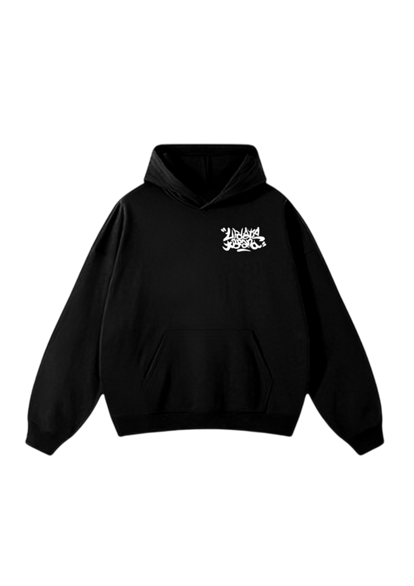 Hoodie Graffito Black