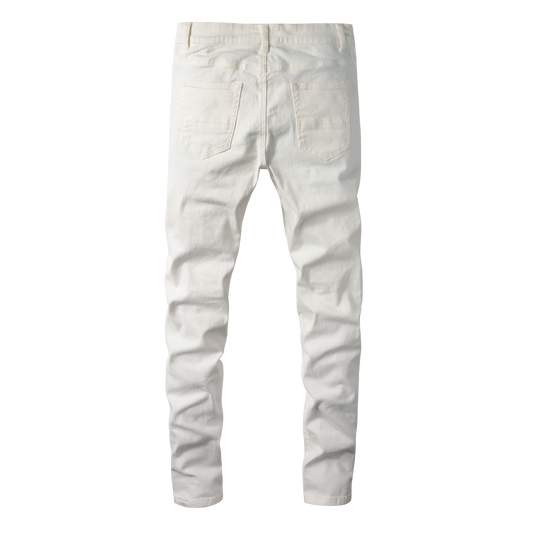 Denim Skinny White Diamond