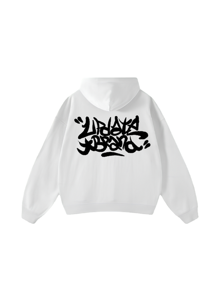 Hoodie Graffito White