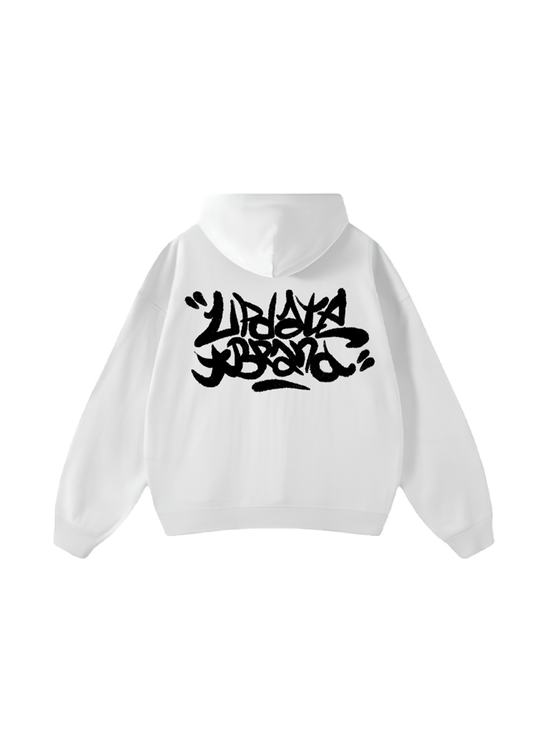 Hoodie Graffito White