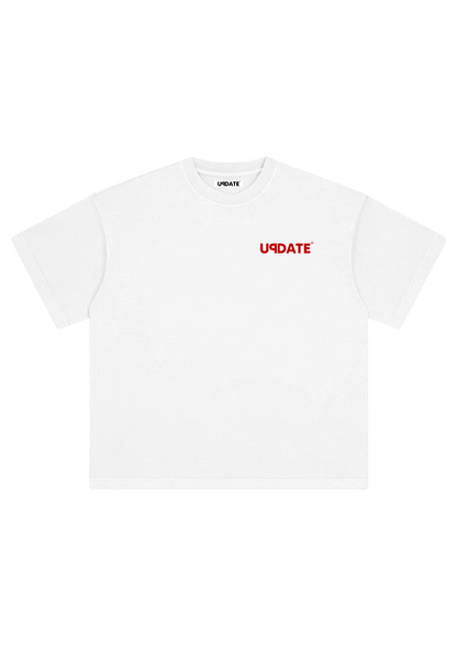 T-Shirt U Logo White/Red