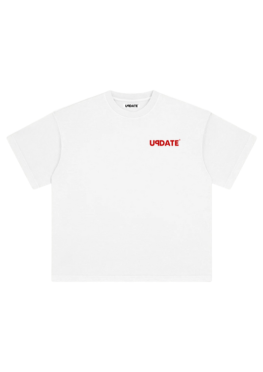 T-Shirt U Logo White/Red