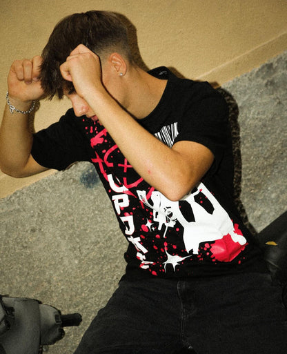 T-Shirt Target Black/Red