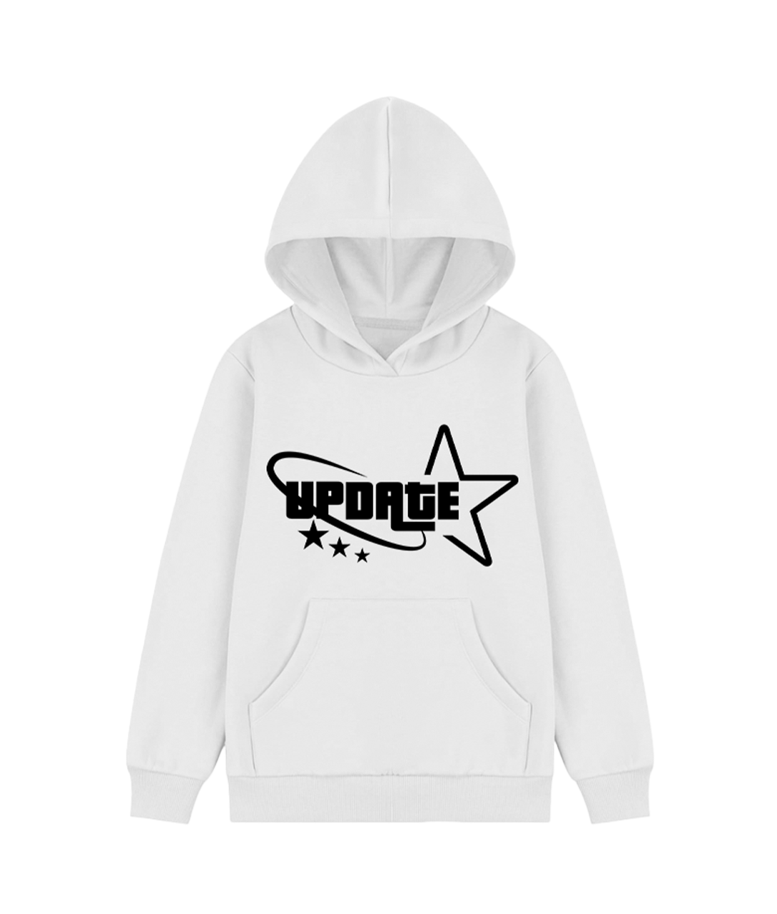 Hoodie Classic Star White