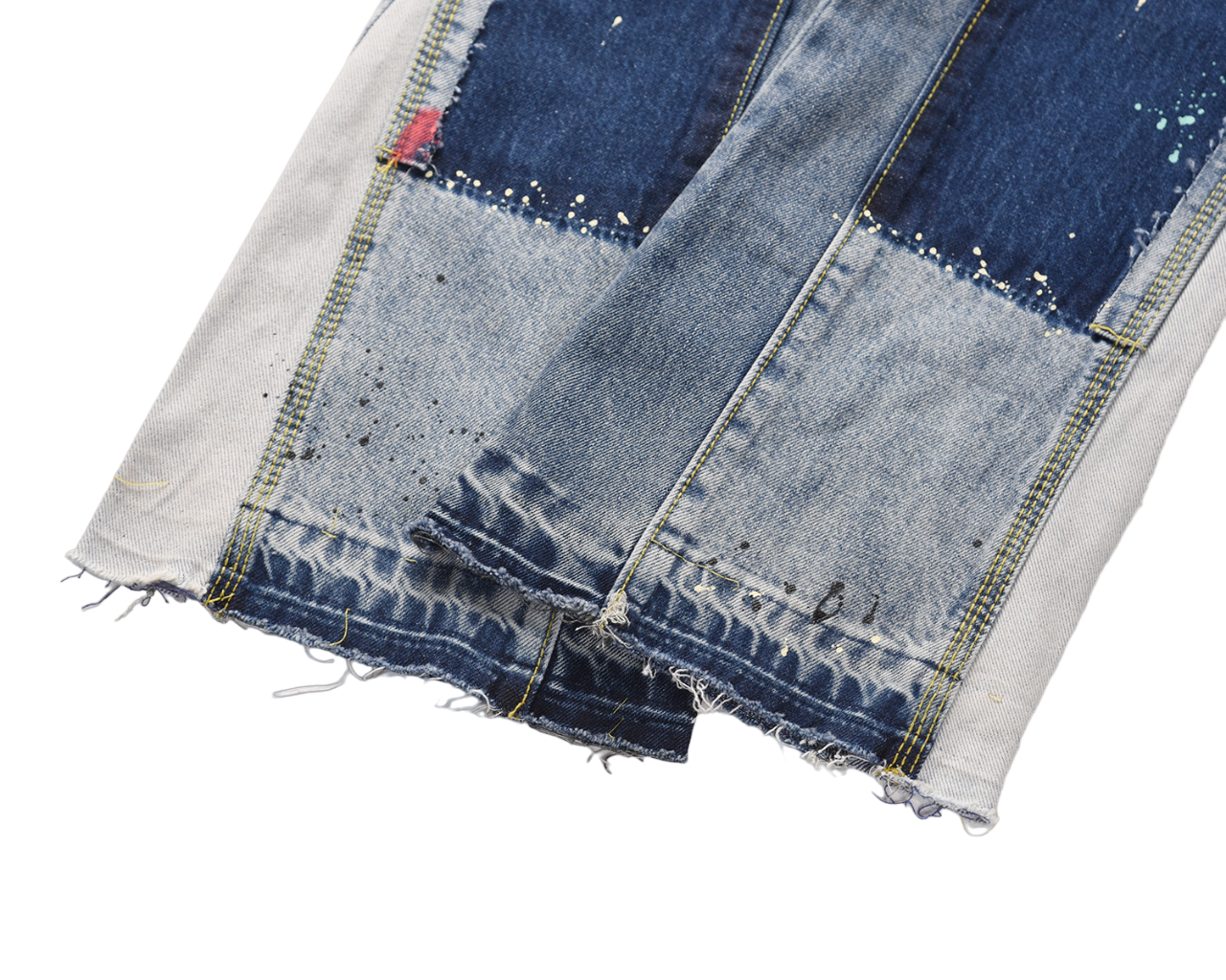 Denim Flare Painting Patch