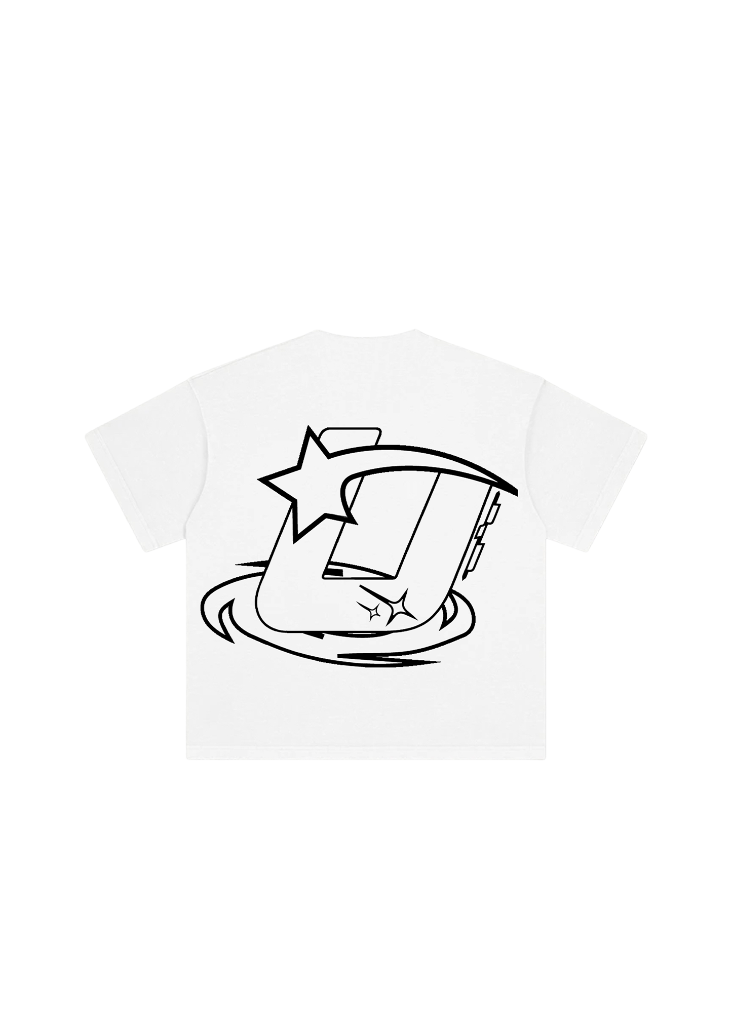 T-Shirt U Logo White
