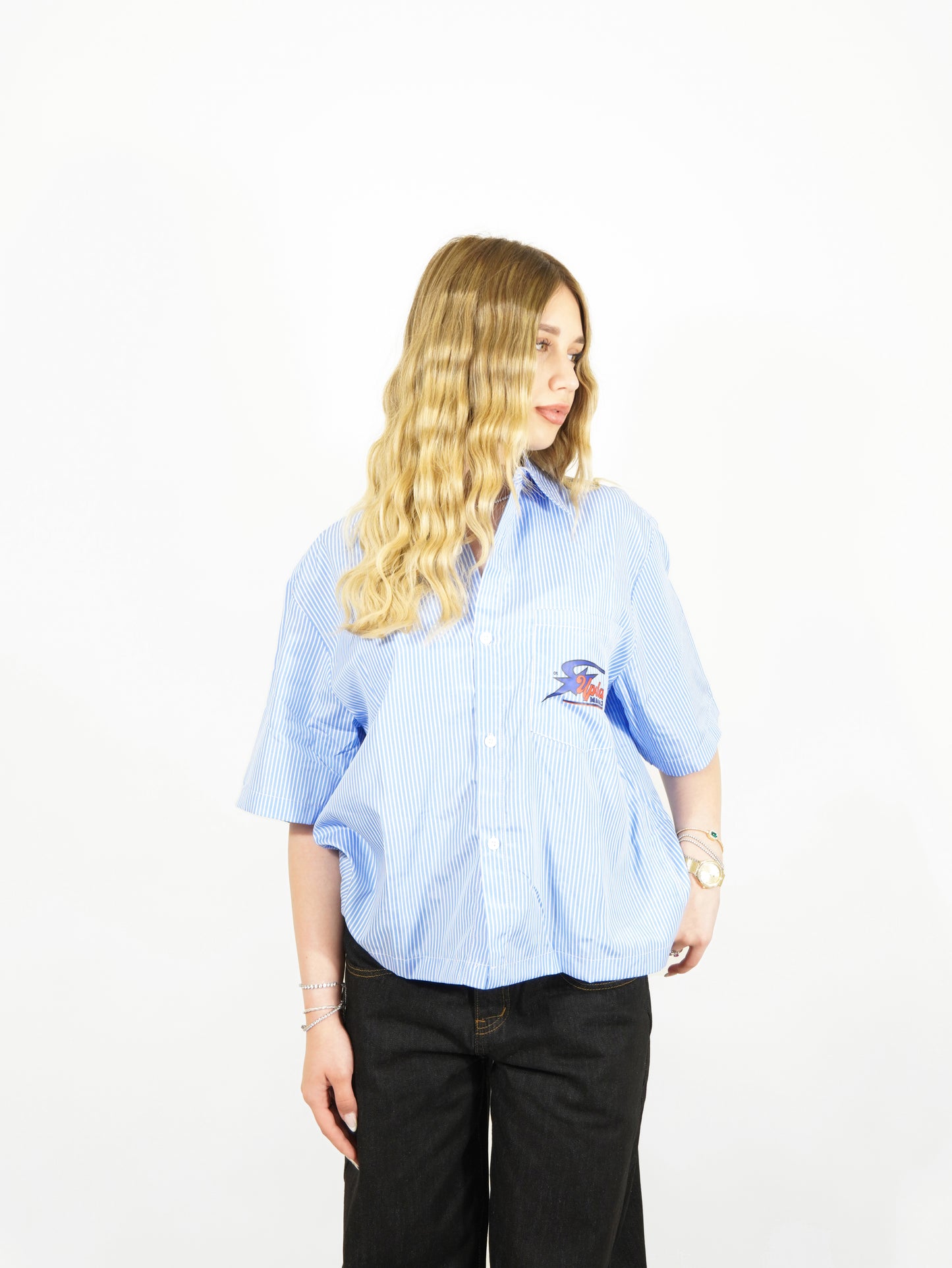 Camicia Basket Blu