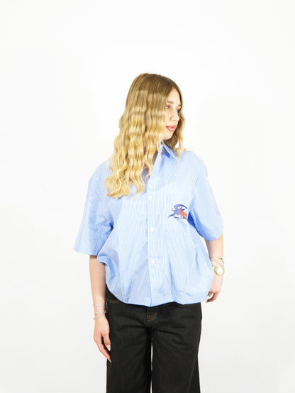 Camicia Basket Blu