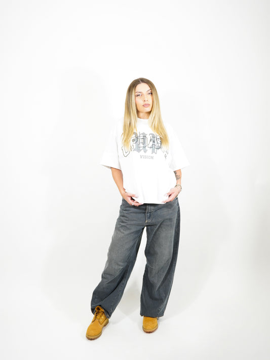 T-Shirt White College Update