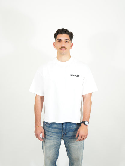 T-Shirt U Logo White/Black