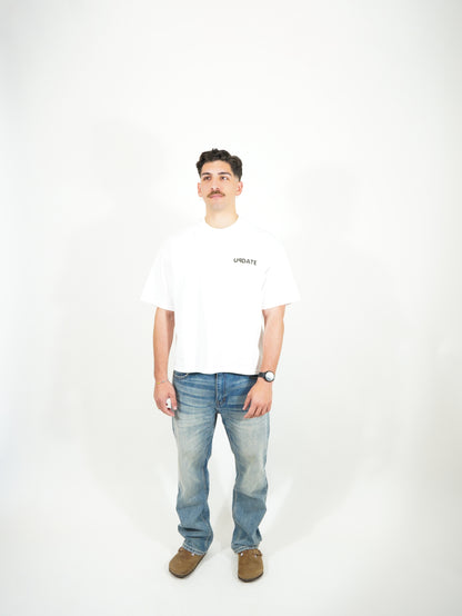 T-Shirt U Logo White/Black