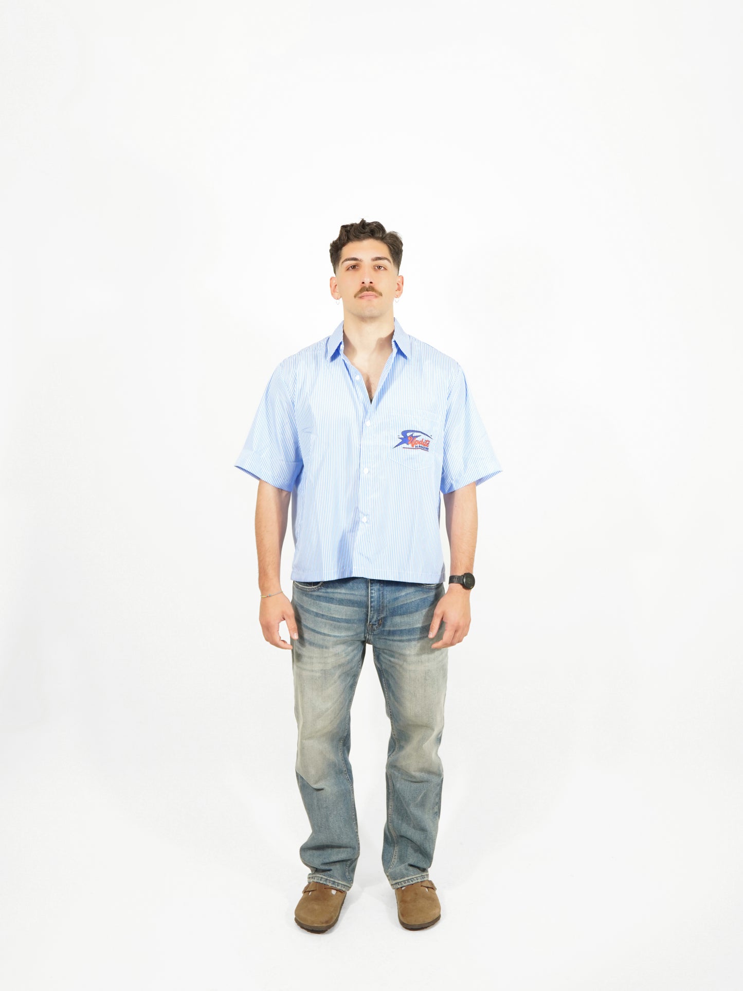 Camicia Basket Blu