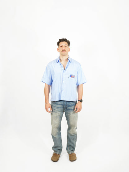 Camicia Basket Blu