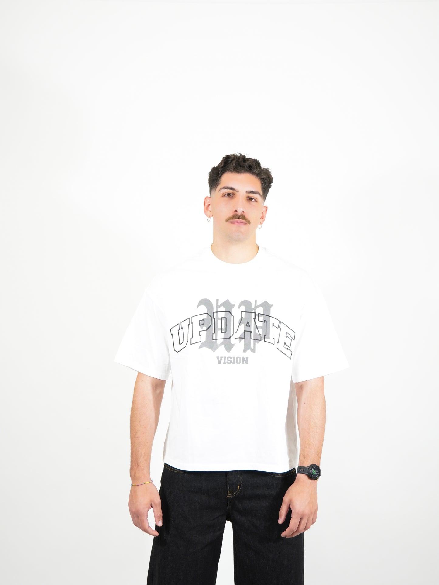 T-Shirt White College Update