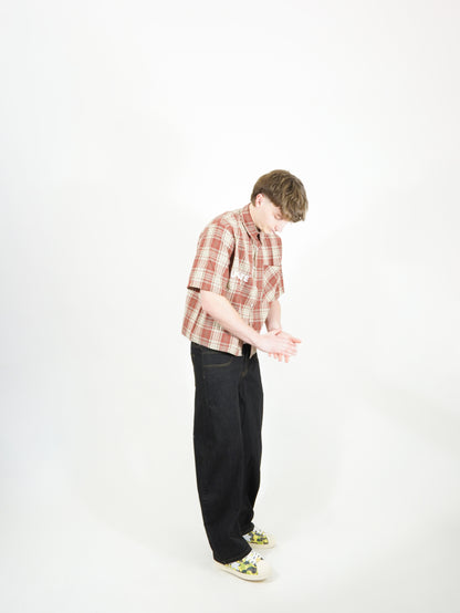 Camicia Scacchi Red/Beige