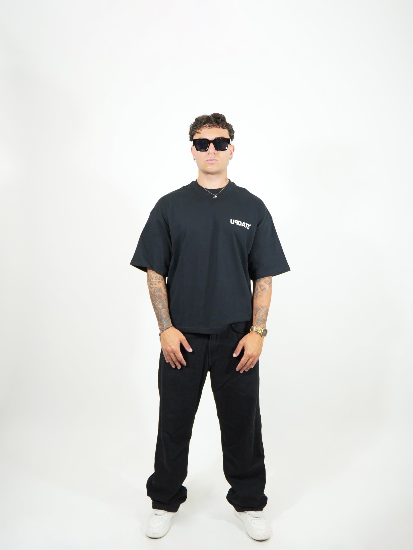 T-Shirt U Logo Black/White