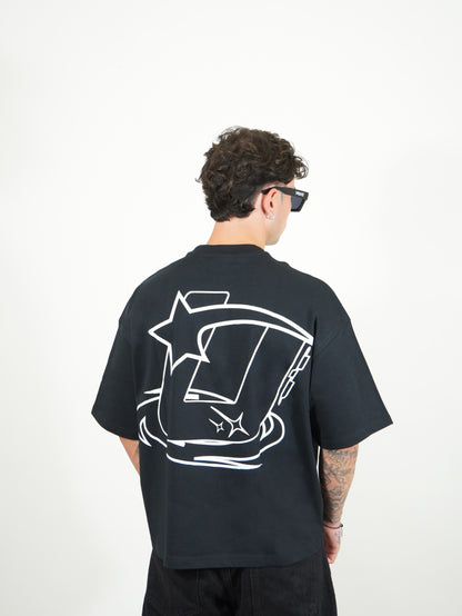 T-Shirt U Logo Black/White
