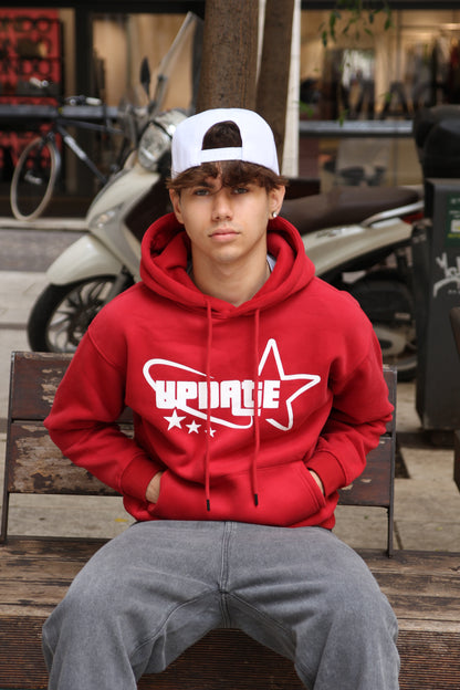 Hoodie Classic Star Red