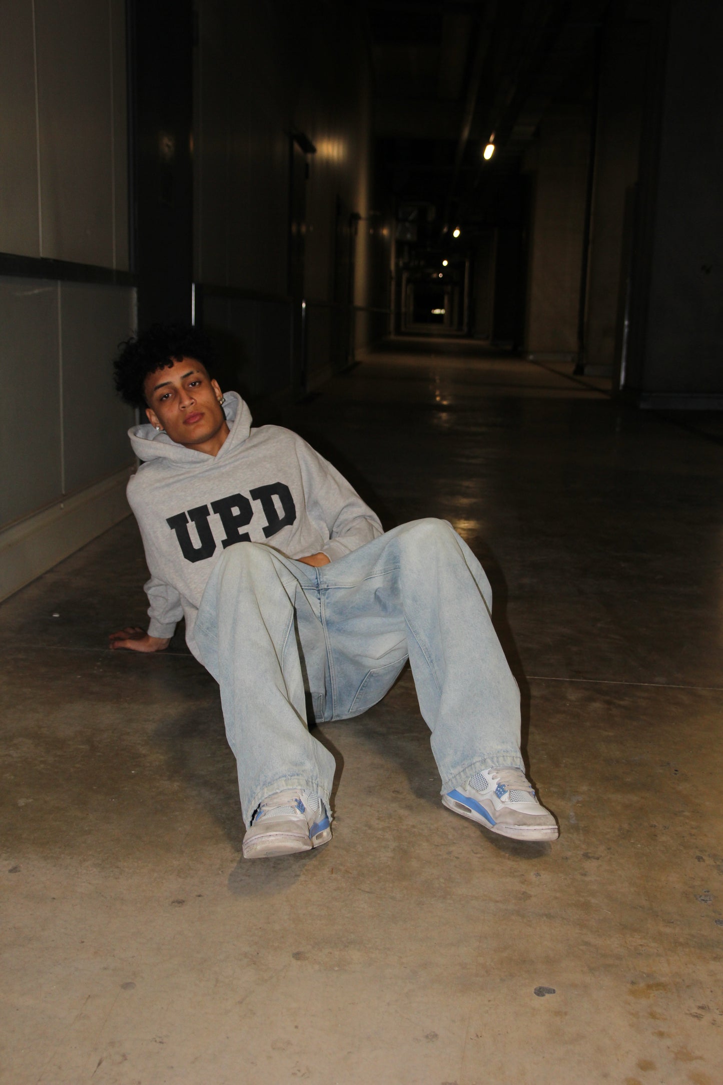 Hoodie College UPD Grey