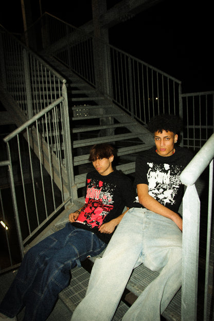 T-Shirt Censured Black/Red