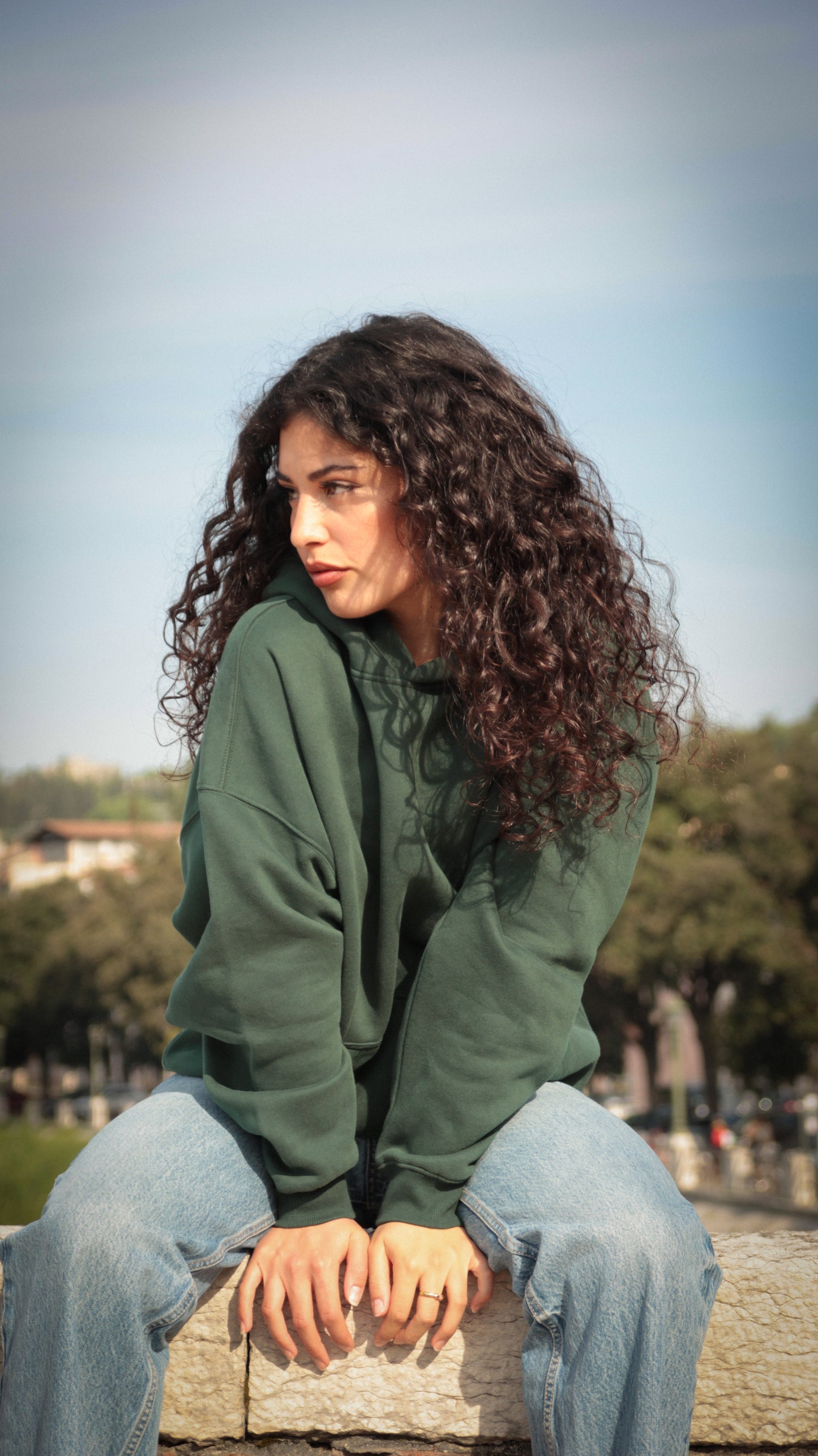 Hoodie Society Green