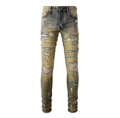 Denim Skinny Distressed Old