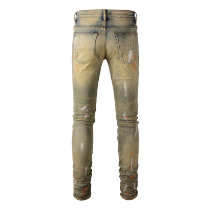 Denim Skinny Distressed Old