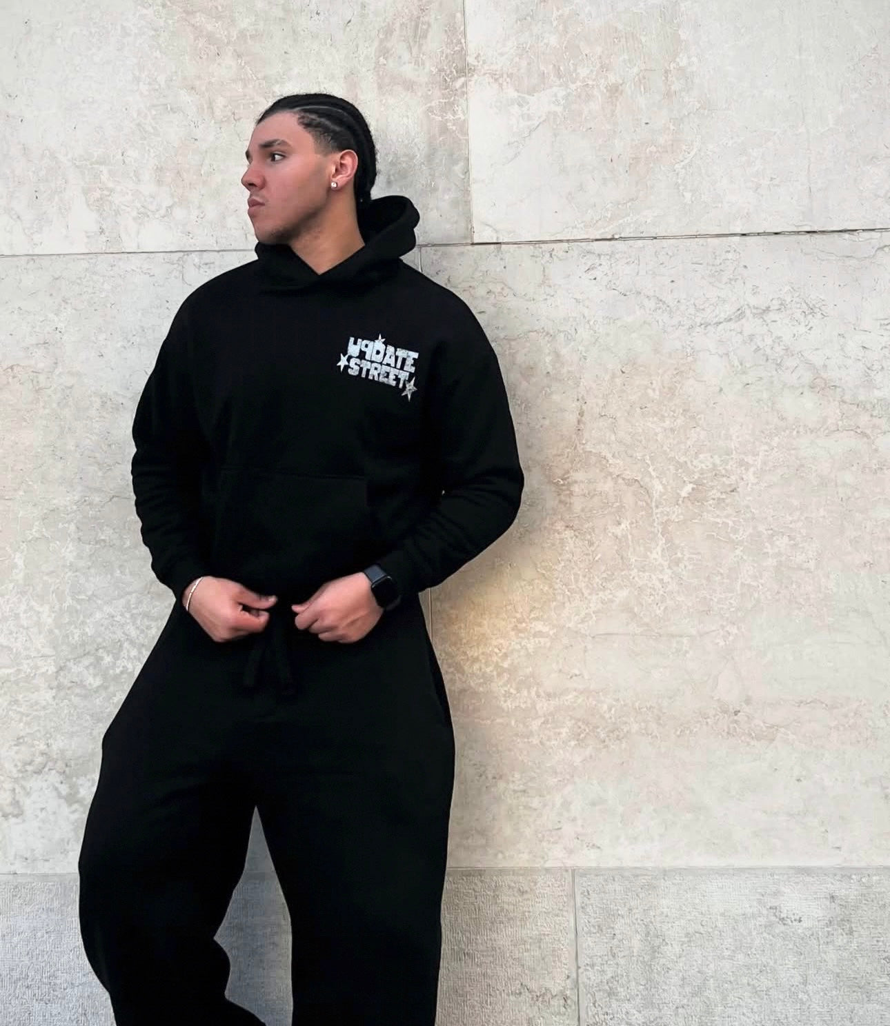 Hoodie Circle Black