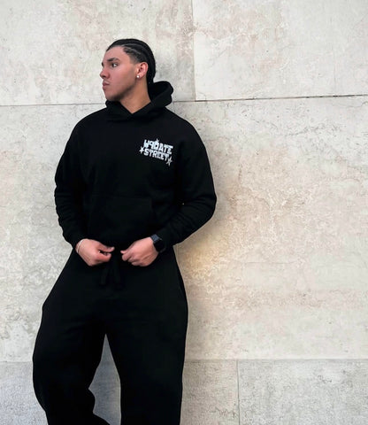 Hoodie U Logo Black
