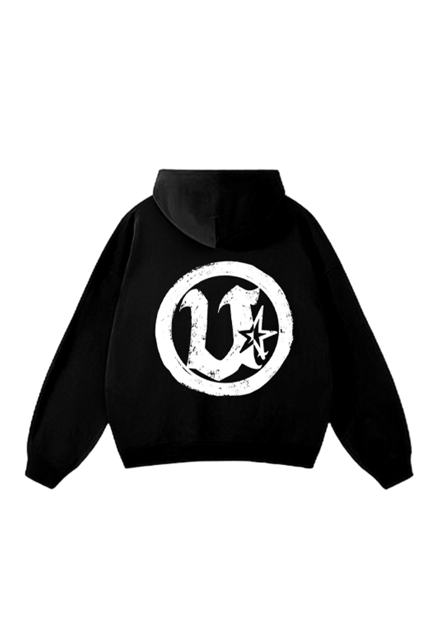 Hoodie Circle Black