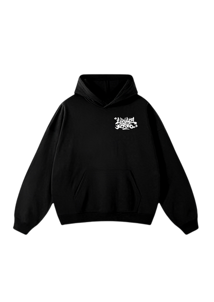 Hoodie Graffito Black