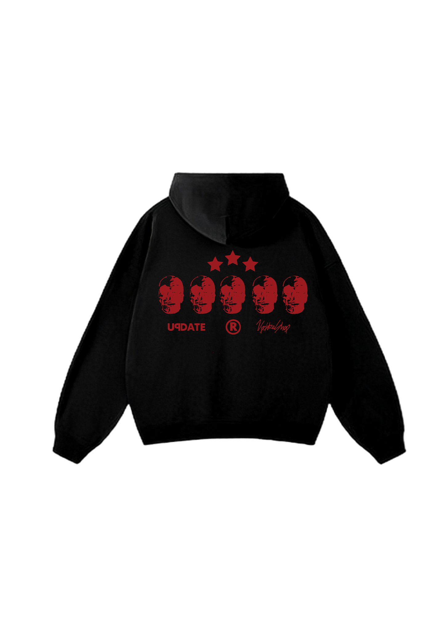 Hoodie Black Skeleton