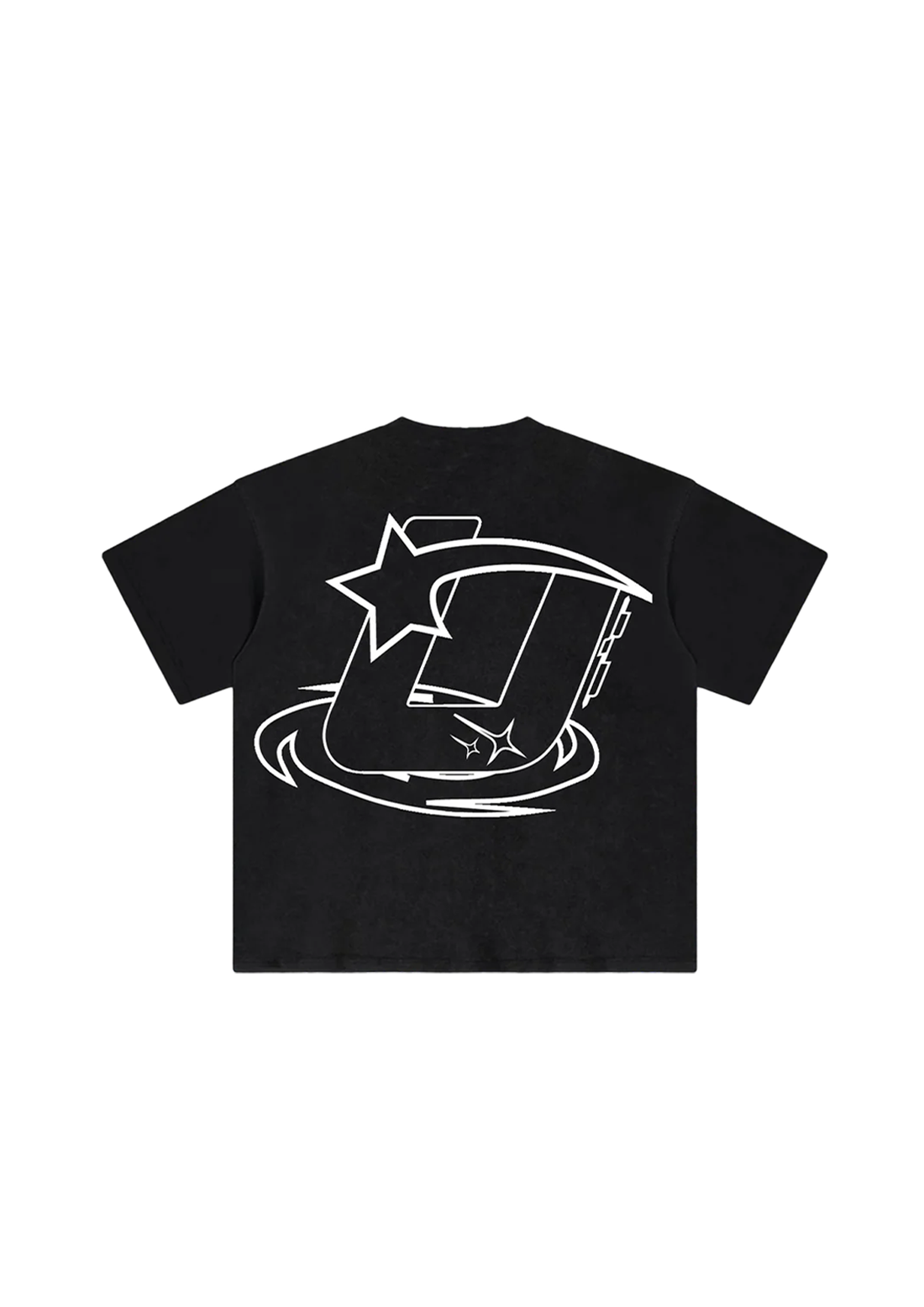 T-Shirt U Logo Black/White