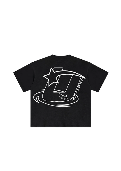 T-Shirt U Logo Black/White