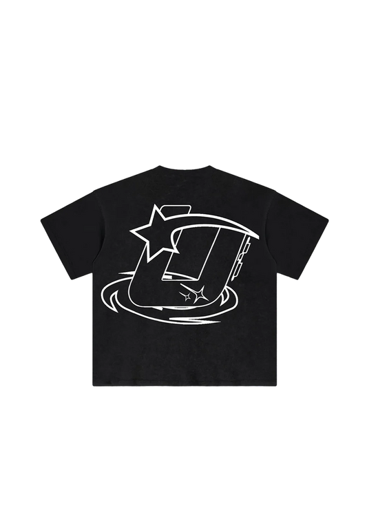 T-Shirt U Logo Black/White