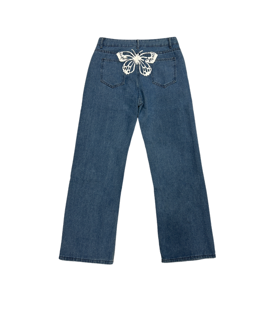 Denim Blue Butterfly Women