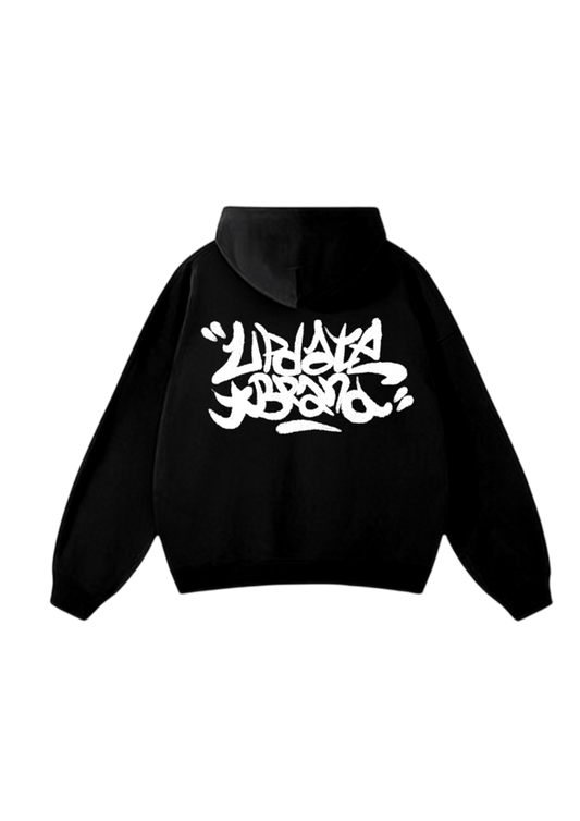 Hoodie Graffito Black