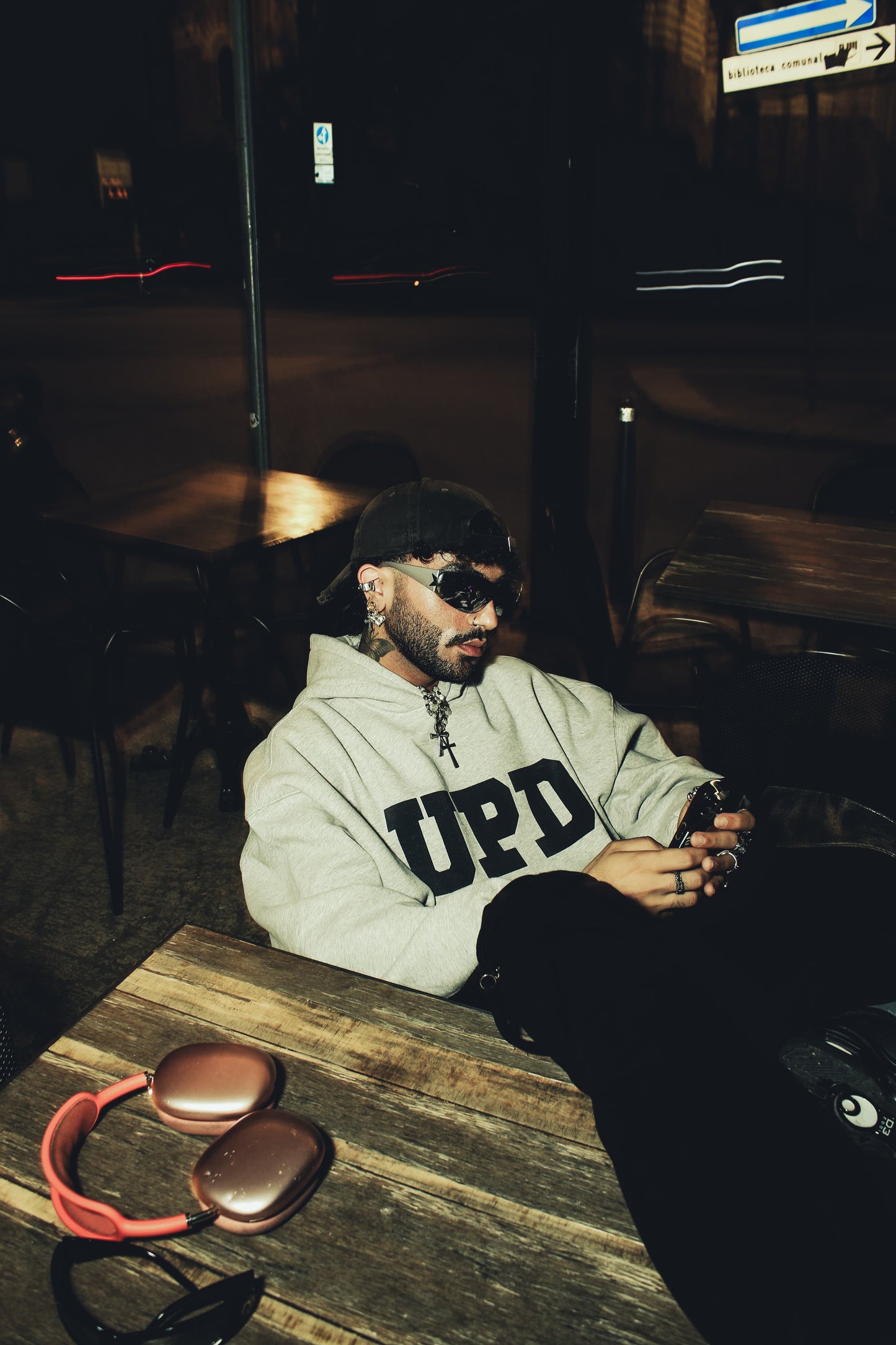 Hoodie College UPD Grey