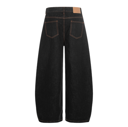 Denim Black Balloon