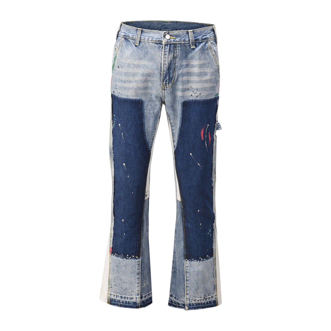 Denim Flare Painting Patch